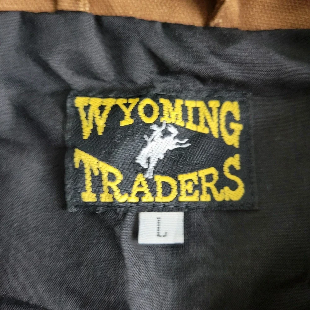 NWT Wyoming Traders Mens Large Brown Corduroy Collar Concealed Carry Vest